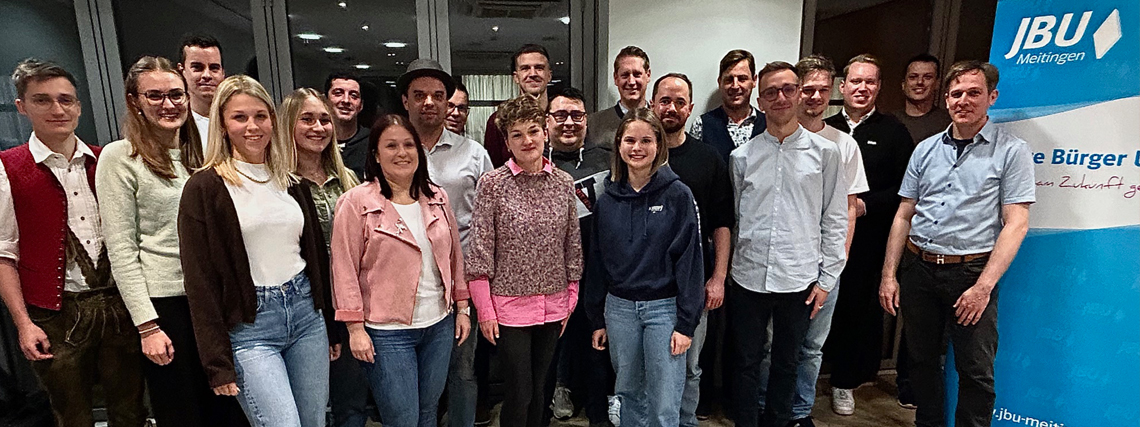 Kandidaten der JBU Meitingen für die Kommunalwahl 2026